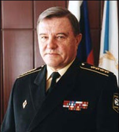 Commander in Chief of Russian Navy Vladimir Kuroedov